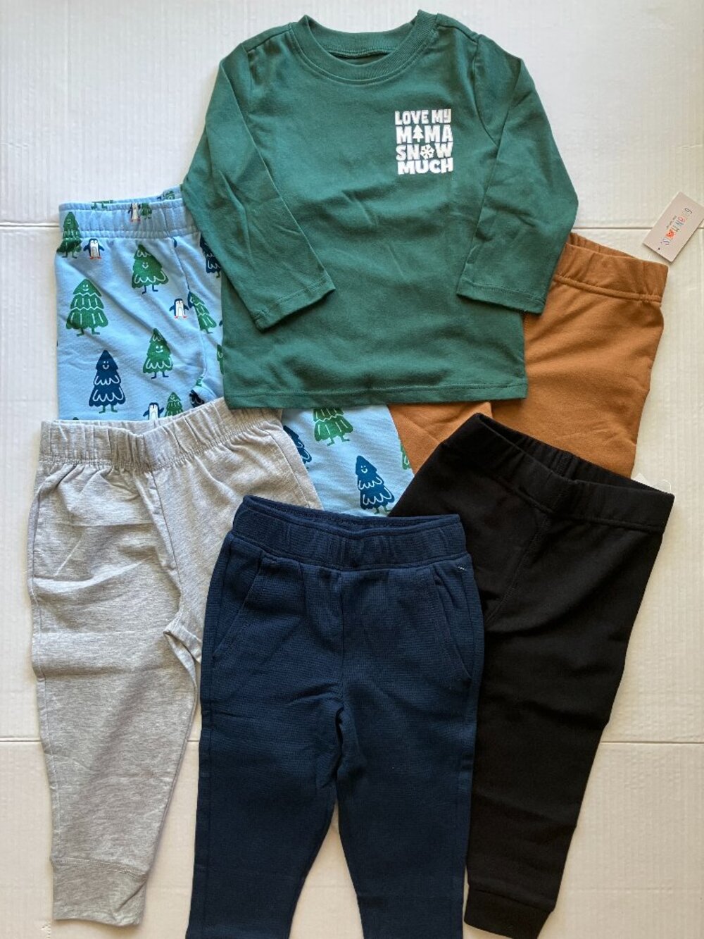18 month Garanimals Baby Boy Pants Bundle with Matching T-Shirt